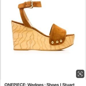 Stuart Weitzman OnePiece wedge - sz 7.5